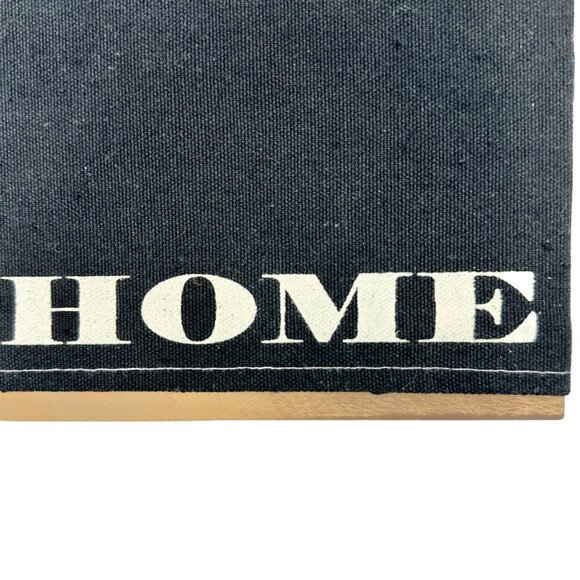 Virginia-Themed Wooden Sign Black Canvas Metal State Cutout Heart Magnet & Clip - Picture 3 of 12